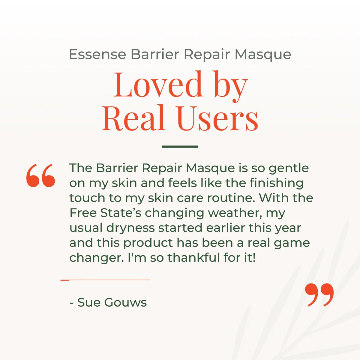 Barrier Repair Masque
