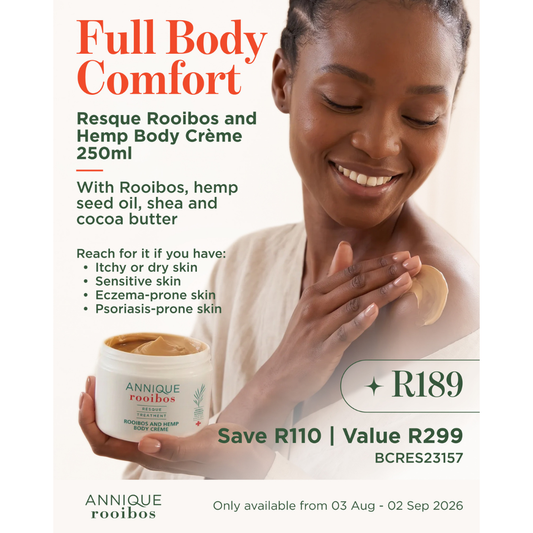 Rooibos and Hemp Body Crème 250ml