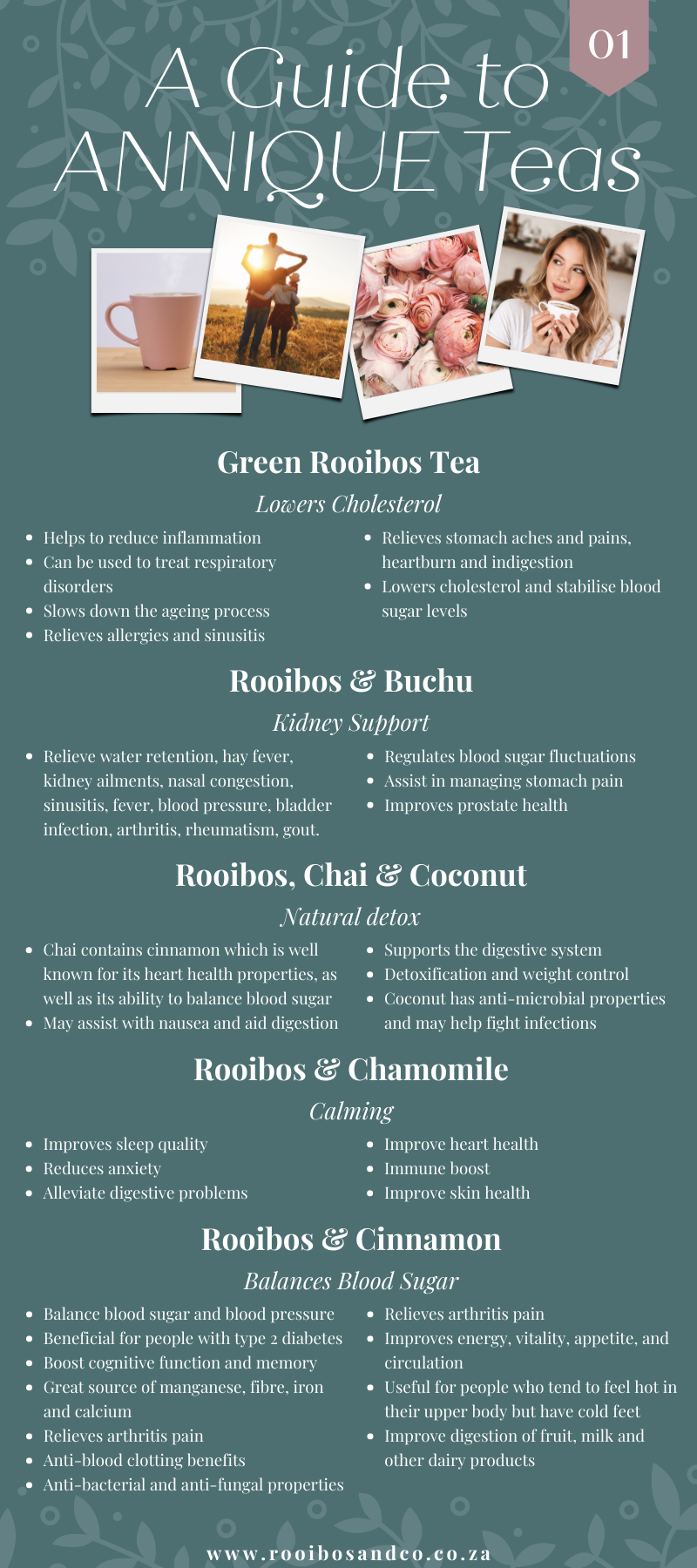 ANNIQUE Rooibos and Herbs-A guide to Annique teas Page 1