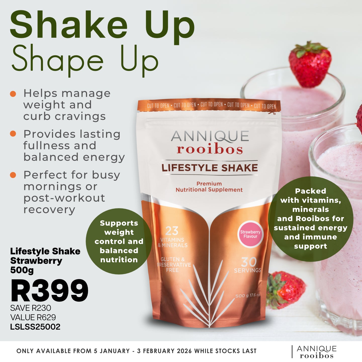 Lifestyle Shake 500g
