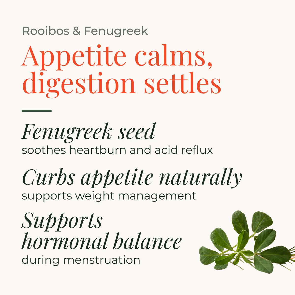 Rooibos & Fenugreek