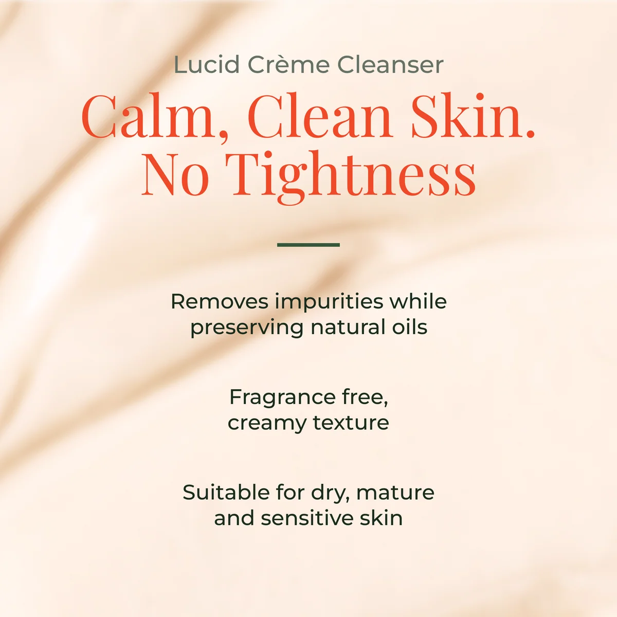Lucid Crème Cleanser - Dry/Sensitive/Mature 200ml