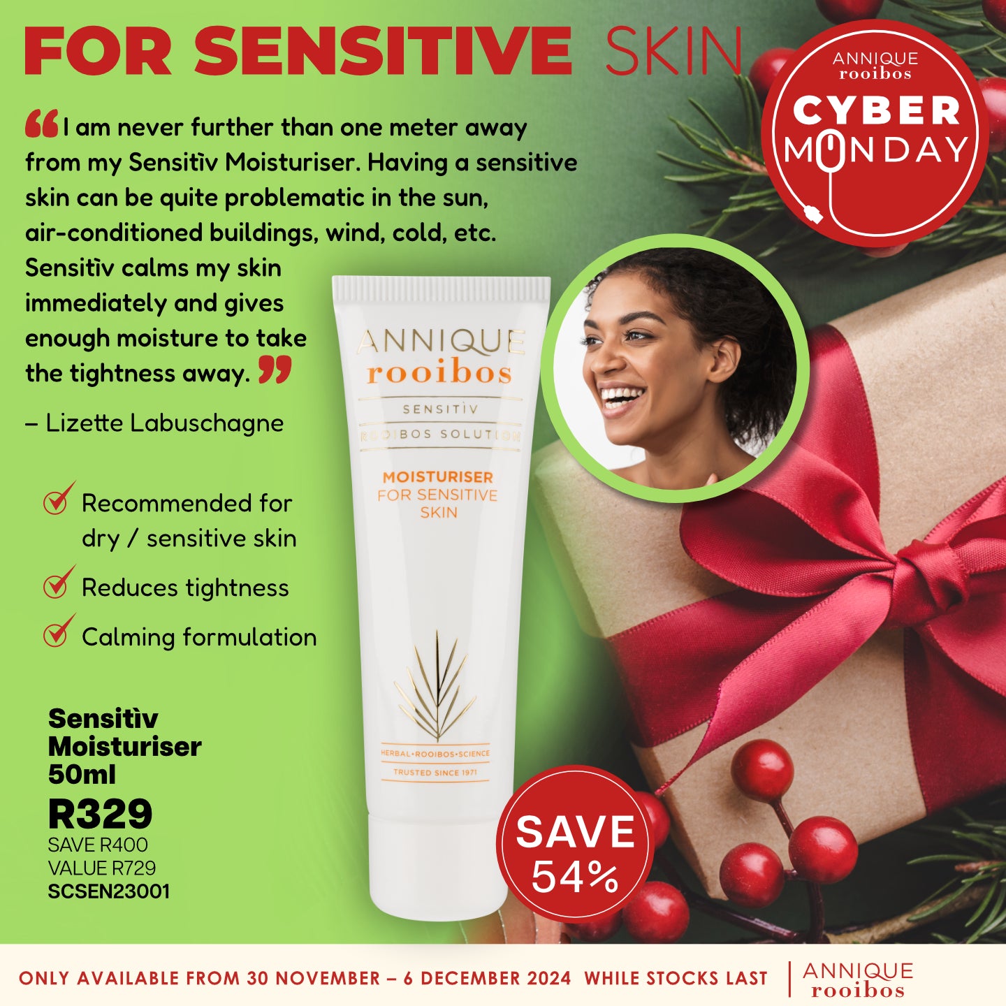 Sensitìv Moisturiser |Dry, Sensitive Skin