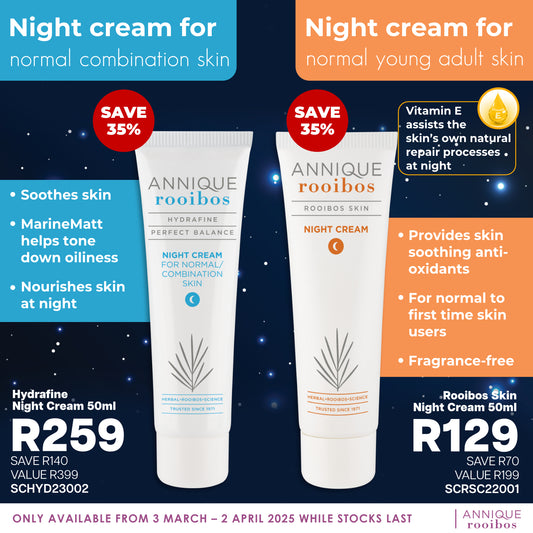 Hydrafine Night Cream |Normal to Combination Skin