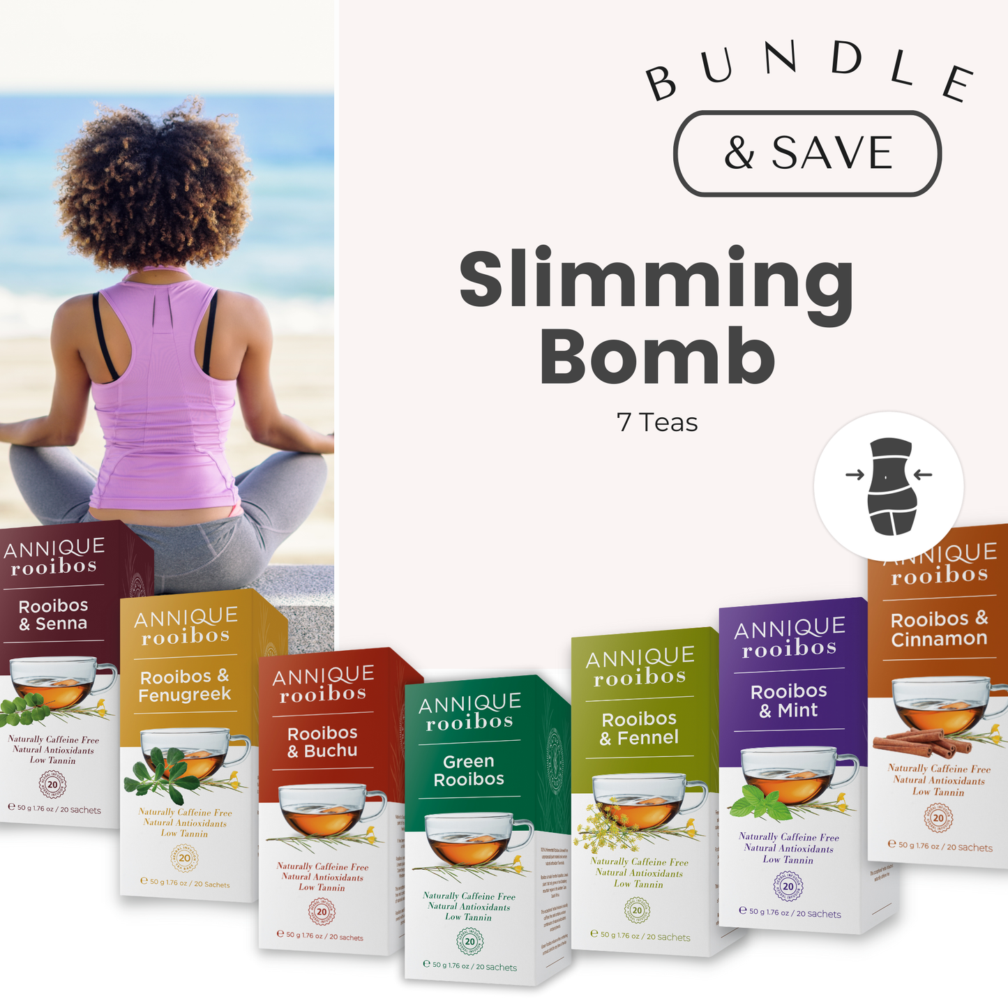 Slimming Bomb | Herbal Teas | 7-piece Set
