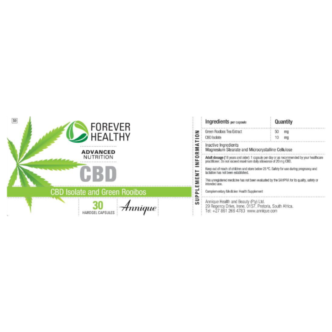 ANNIQUE CBD 30 capsules 1st CBD isolate product in south africa in capsule form. Benefit anxiety, sleep, pain