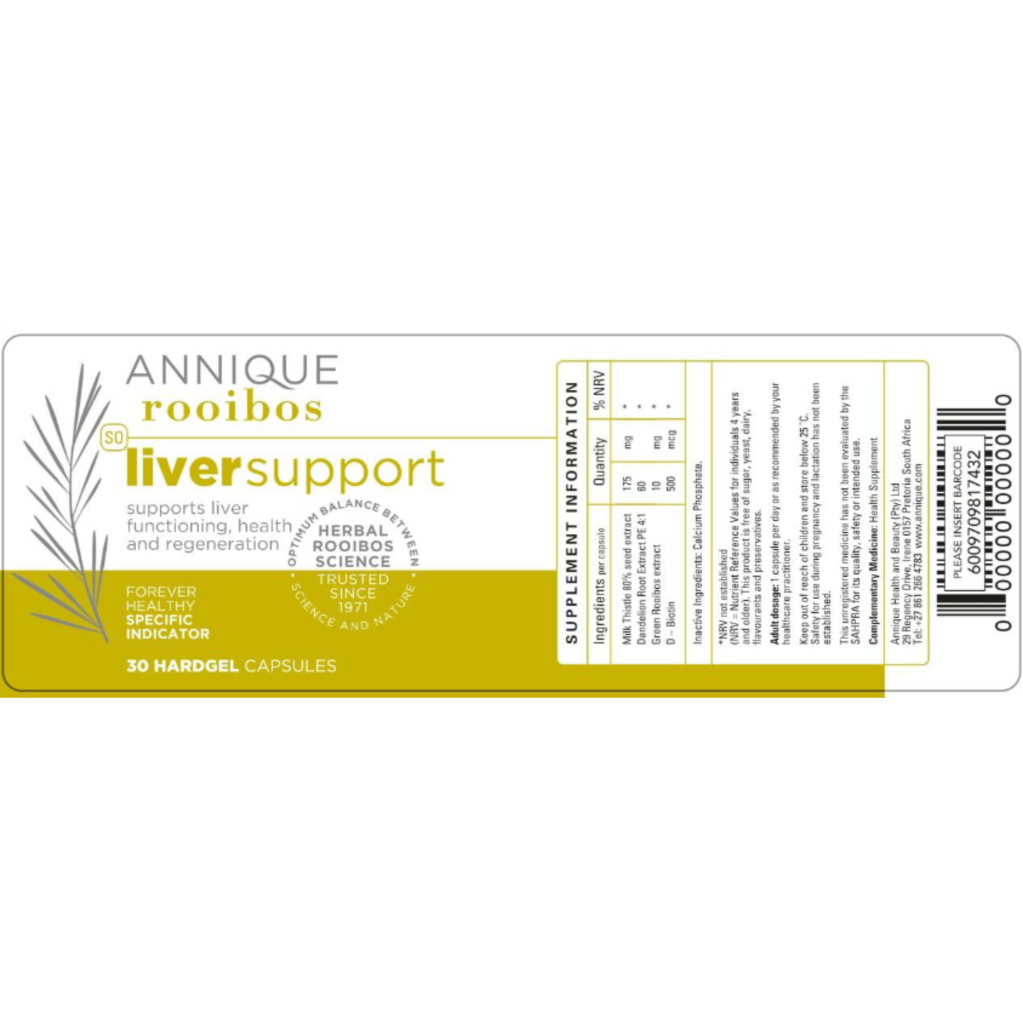 Liver Support: Liver Functioning, Health and Regeneration