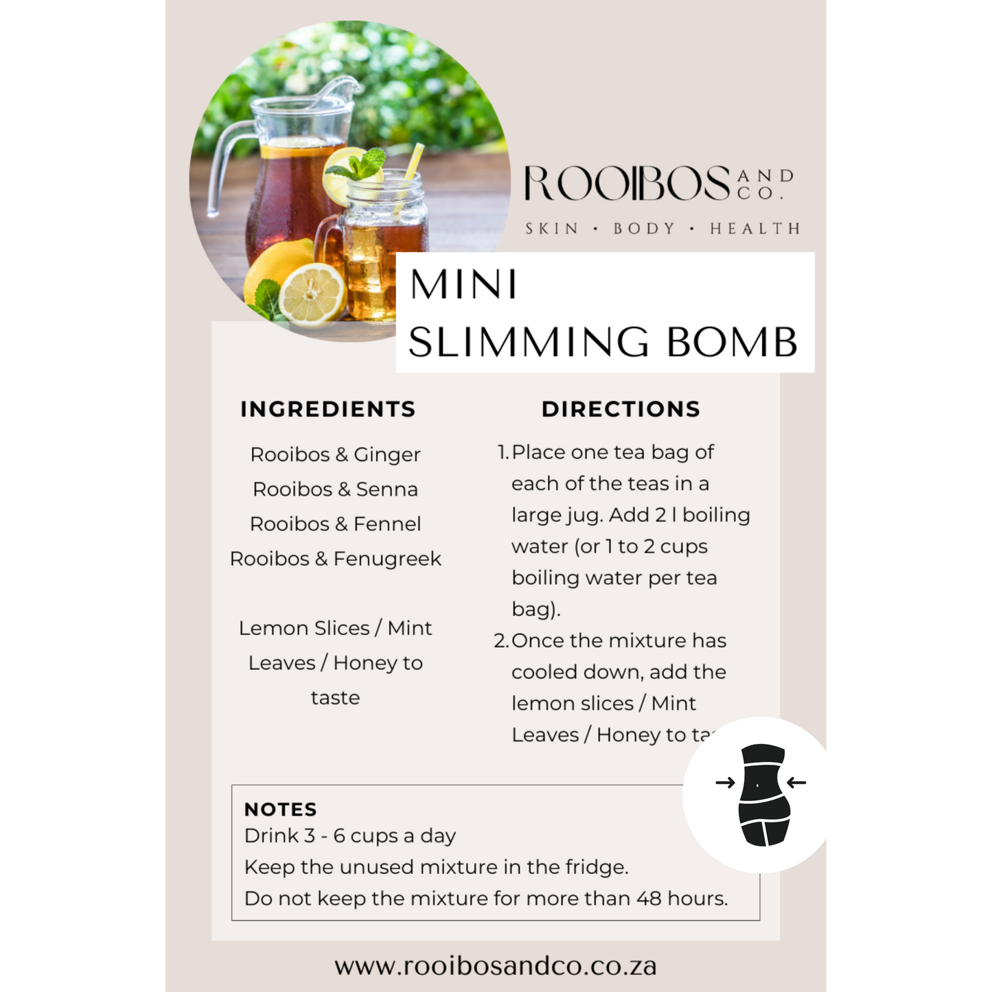 Mini Slimming Bomb | Herbal Teas | 4-piece set