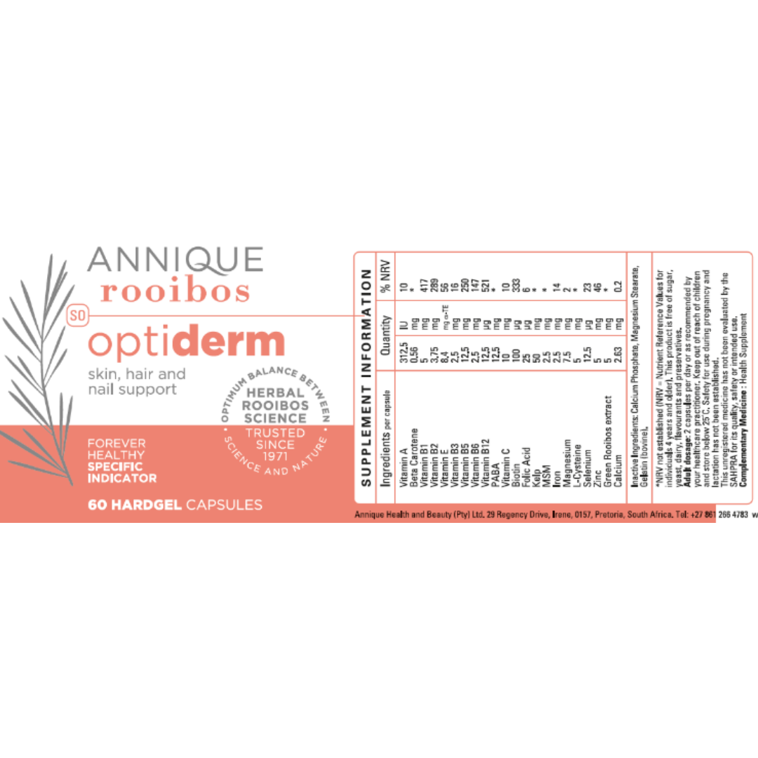 OptiDerm: Skin, Hair and Nail Support