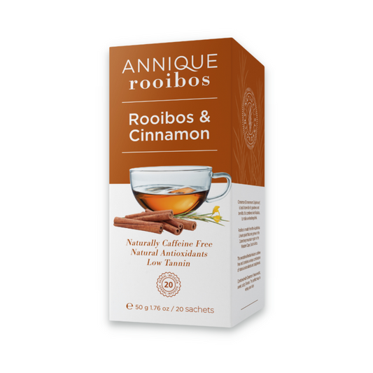 ANNIQUE Rooibos and Herbs - Rooibos and Cinnamon Tea 50g Balance blood sugar levels, beneficial for type 2 diabetes