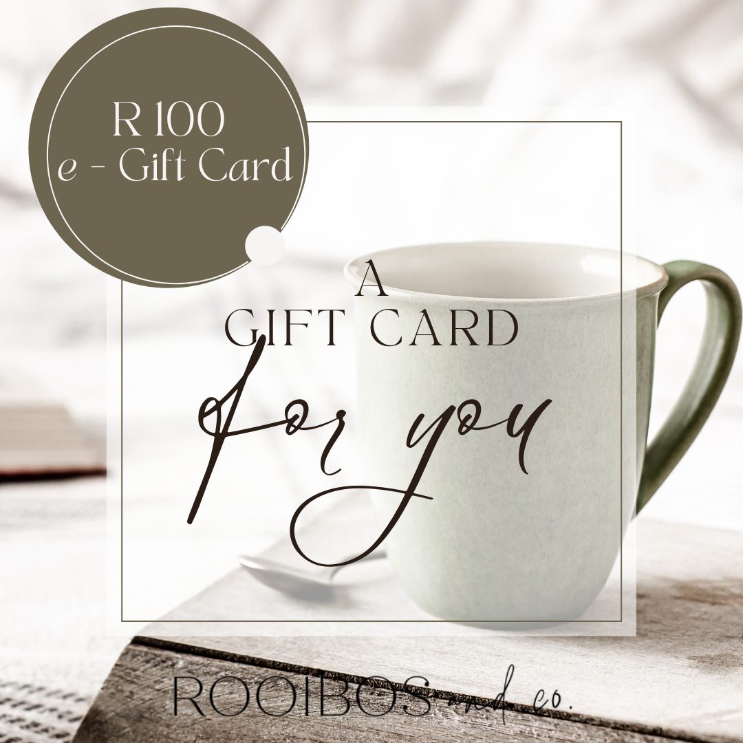 R100 Digital Gift Card for Rooibos and co. - ANNIQUE Rooibos