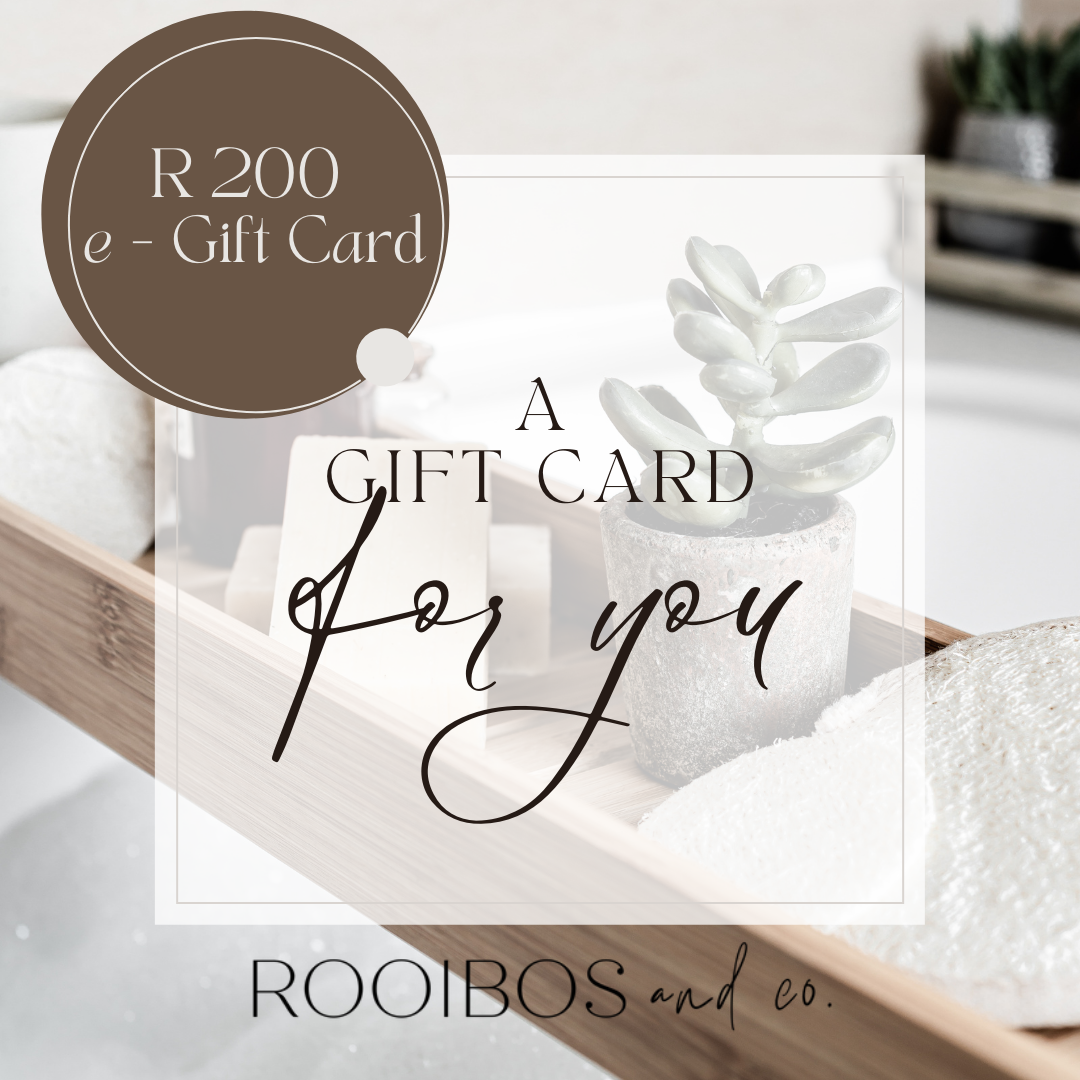 R200 Digital Gift Card for Rooibos and co. - ANNIQUE Rooibos